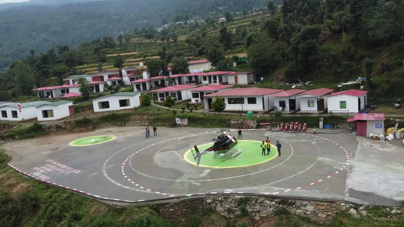 Premium stay at Kedarnath base in Sersi during Chardham heli package